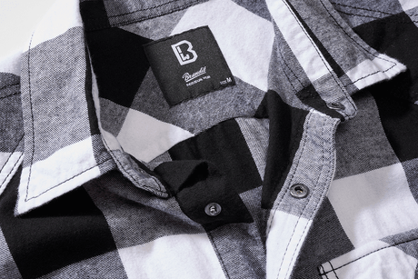 Check Shirt Sleeveless white/black