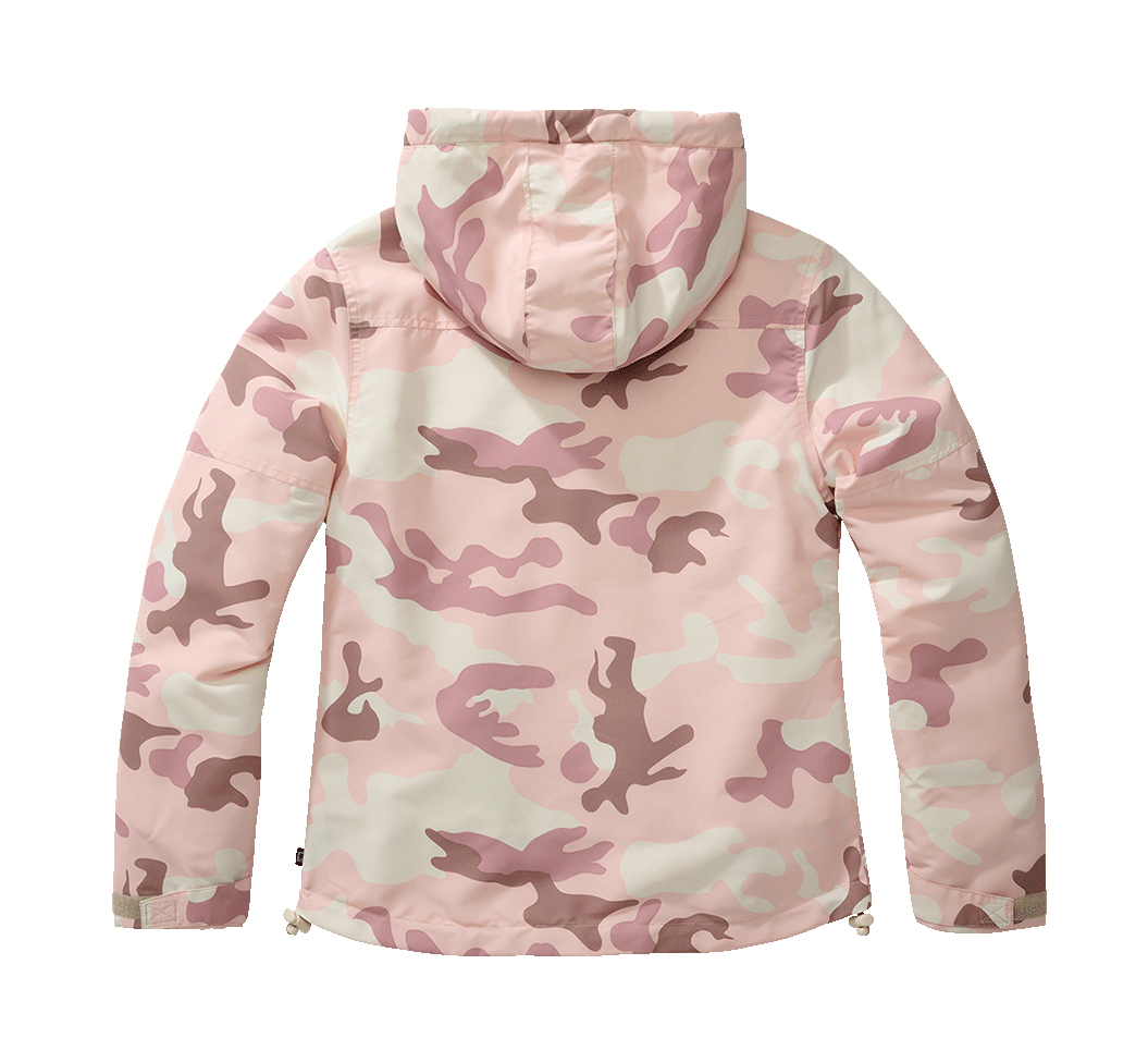 Women Frontzip Windbreaker candy camo