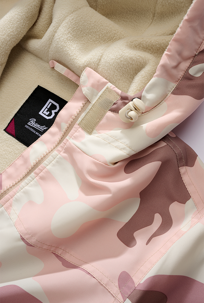Women Frontzip Windbreaker candy camo