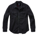 Women Vintage Shirt Long Sleeve black