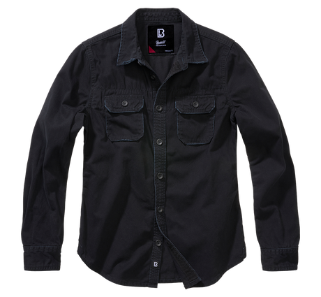 Women Vintage Shirt Long Sleeve black