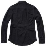 Women Vintage Shirt Long Sleeve black