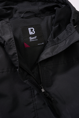 Women Summer Frontzip Windbreaker black