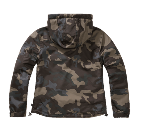 Women Frontzip Windbreaker darkcamo