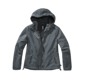 Women Frontzip Windbreaker anthracite