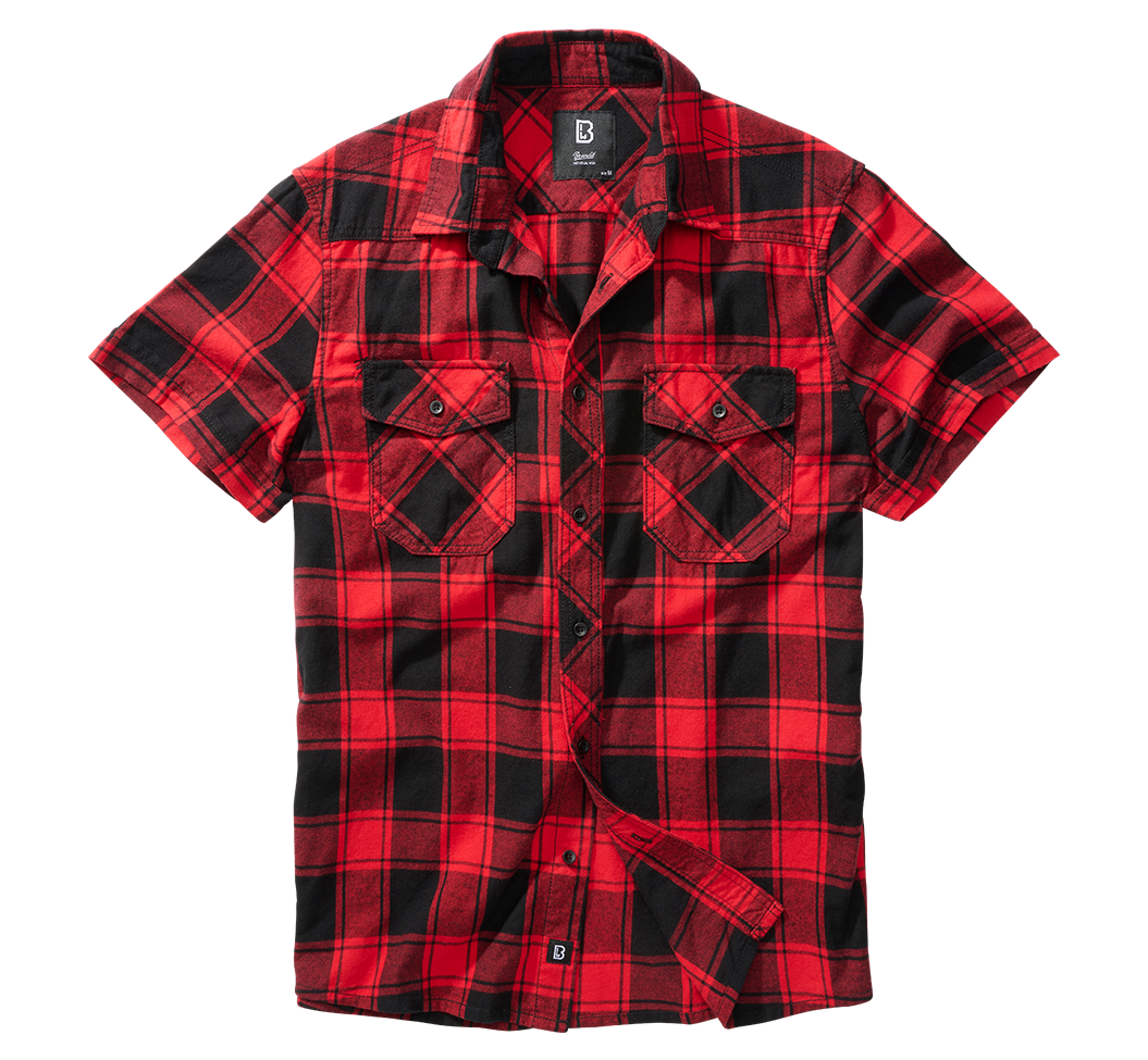 Check Shirt Short Sleeve red/black
