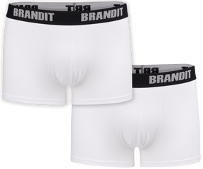 Boxer Shorts Logo 2 Pack white-white