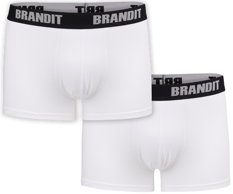 Boxer Shorts Logo 2 Pack white-white