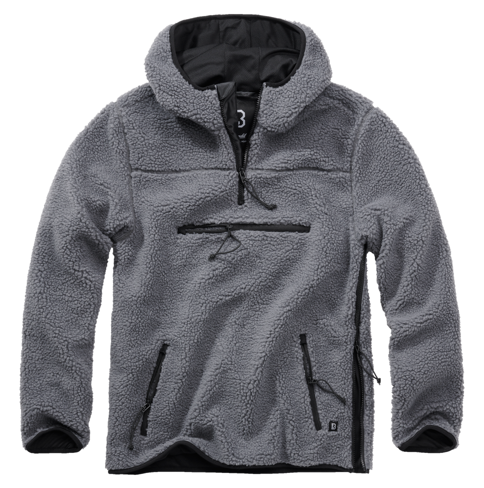 Teddyfleece Worker Pullover anthracite