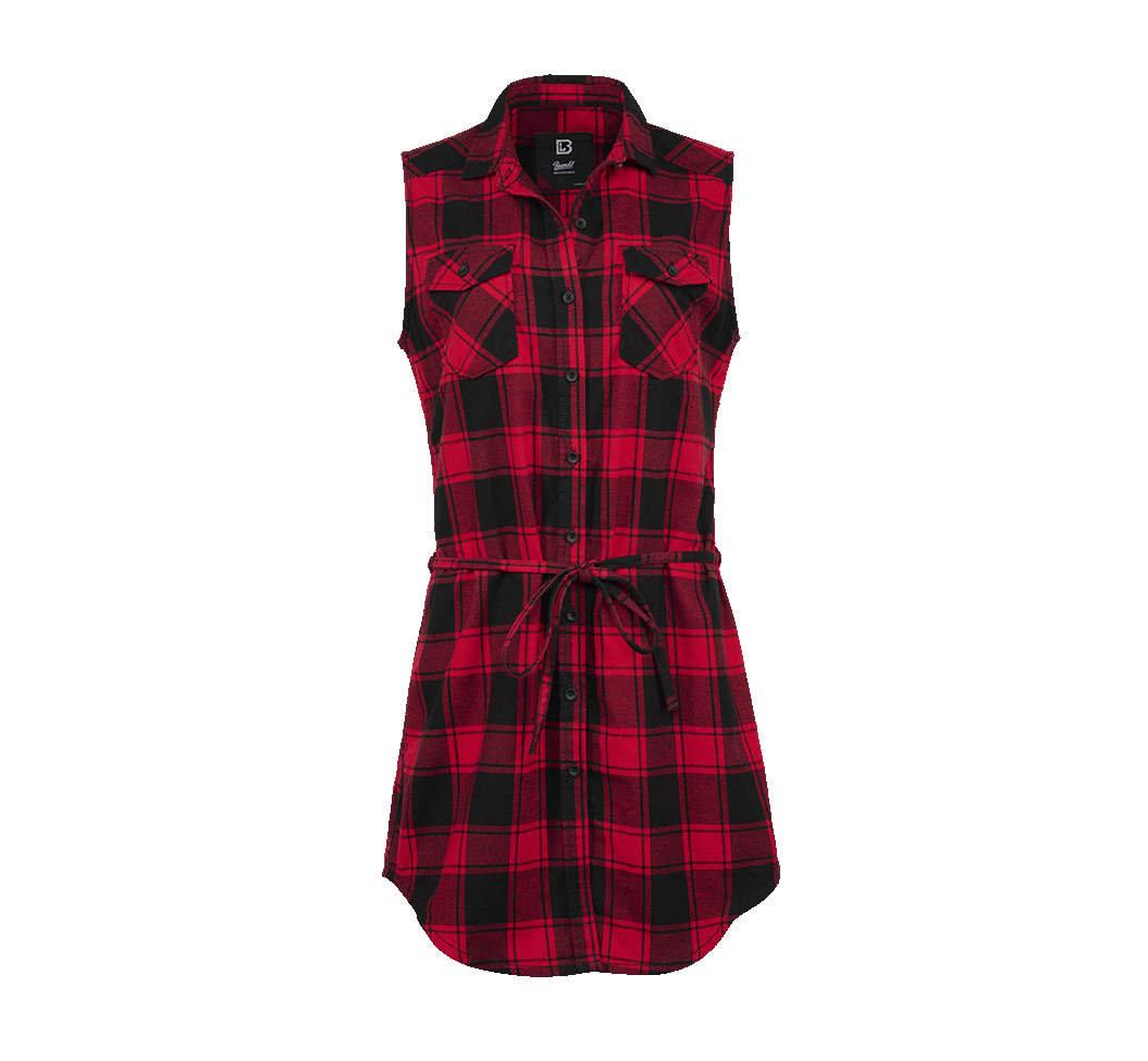 Women Gracey Longshirt Sleeveless red/black