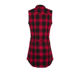 Women Gracey Longshirt Sleeveless red/black