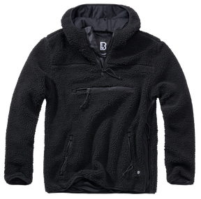 Teddyfleece Worker Pullover black