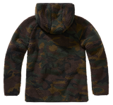 Women Teddyfleece Jacket Hooded woodland