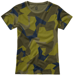Women T-Shirt swedish camo M90