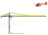 Baugewerbe, Baukran, Hubschrauber, Transport, Fahrzeug