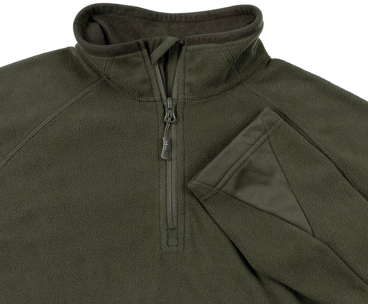 Vlies, Mantel, Jacke, Pullover, Sweatshirt, Fleece, Kapuzenpullover, Halbzip, Olivgrün, Fleece-Jacke, fleece, Reißverschluss,