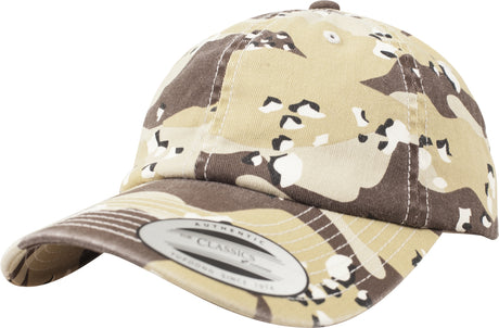 Low Profile Camo Washed Cap 6-color desert
