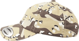 Low Profile Camo Washed Cap 6-color desert