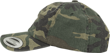 Low Profile Camo Washed Cap woodland