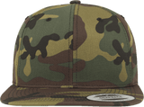 Camo Classic Snapback Cap woodland