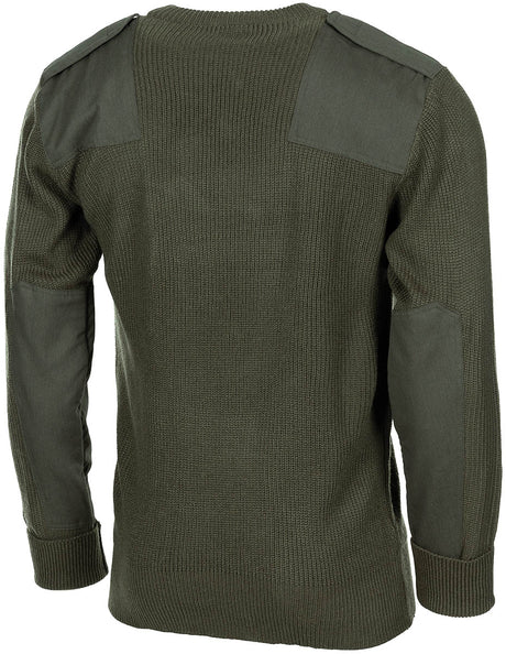 BW Pullover, mit Brusttasche, oliv