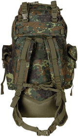 BW Kampfrucksack, "MOLLE", 65 l, Alu-Ausst., flecktarn