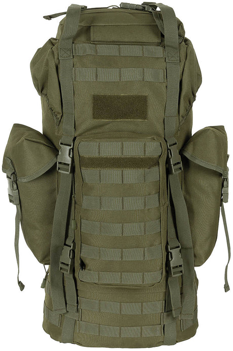 BW Kampfrucksack, "MOLLE", 65 l, Alu-Aussteifung, oliv