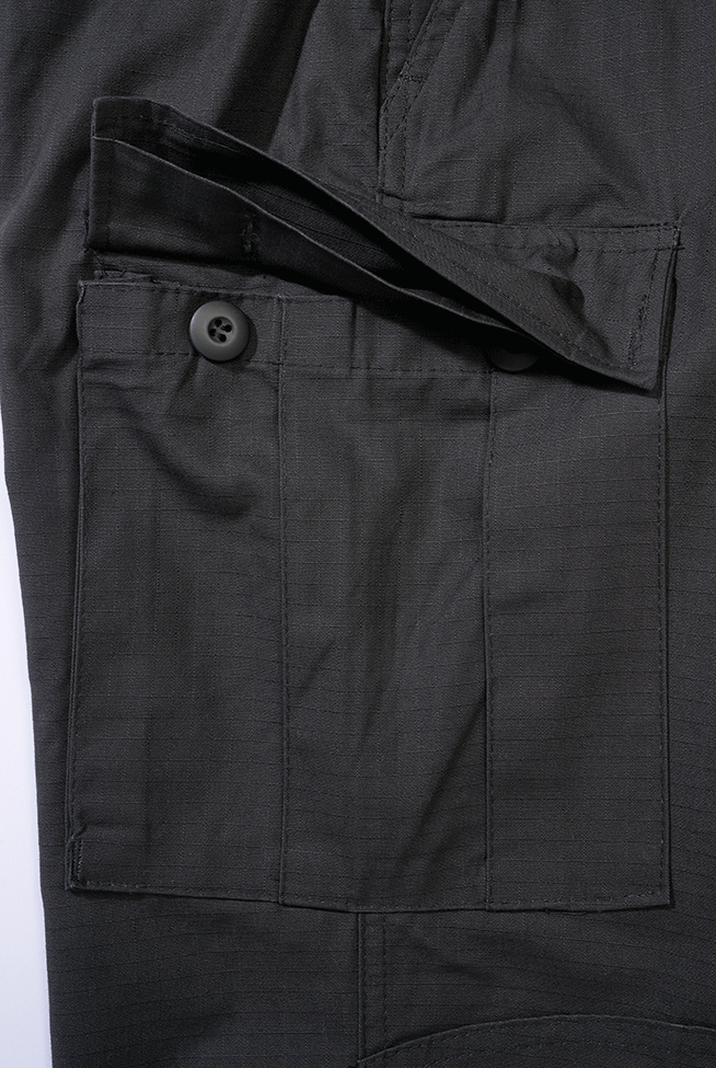 Women BDU Ripstop Pants black