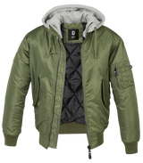 MA1 Sweat Hooded Jacket olive-grey