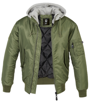 MA1 Sweat Hooded Jacket olive-grey