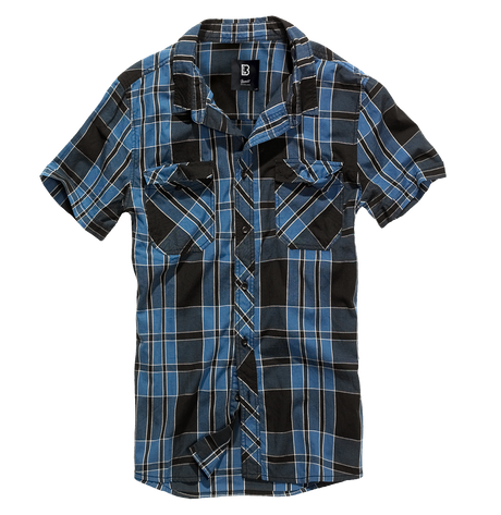 Roadstar Shirt Short Sleeve indigo checked