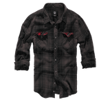 Duncan Check Shirt Long Sleeve brown-black