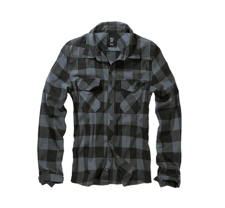 Check Shirt Long Sleeve black/grey