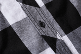 Check Shirt Short Sleeve white/black