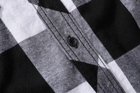 Check Shirt Short Sleeve white/black