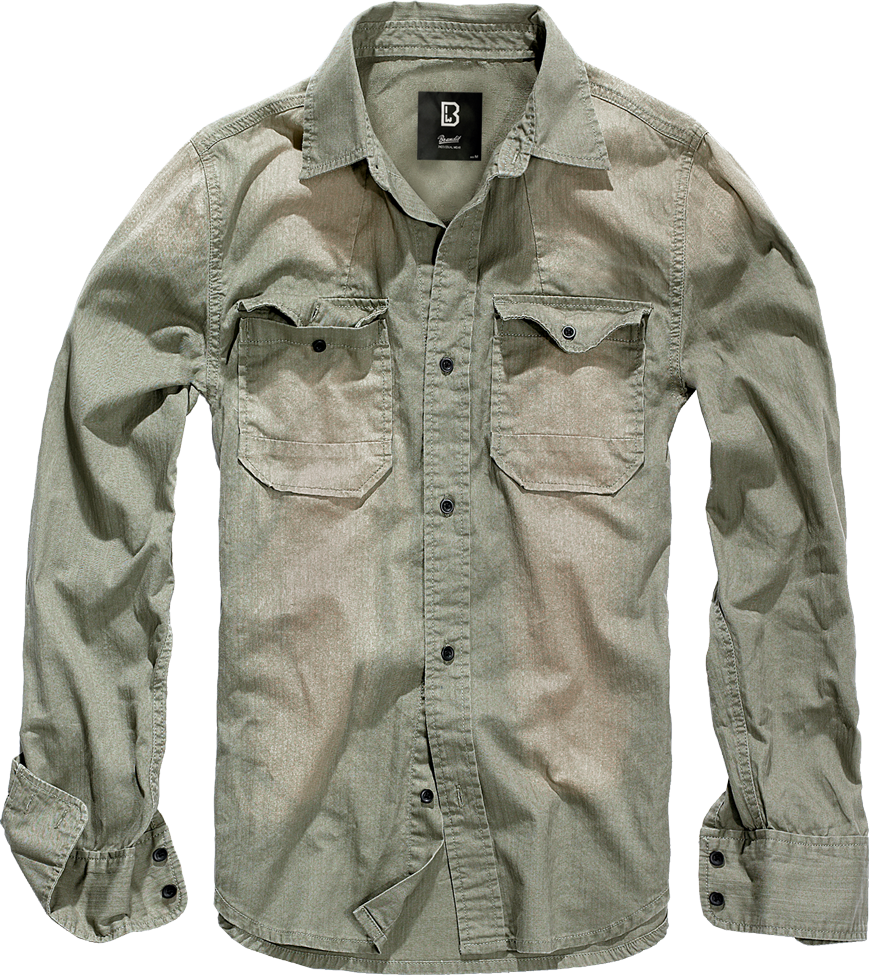 Bekleidung, Hemd, Langarm, Jacke, Khaki