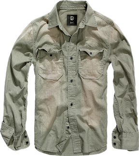 Bekleidung, Hemd, Langarm, Jacke, Khaki