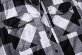 Check Shirt Short Sleeve white/black