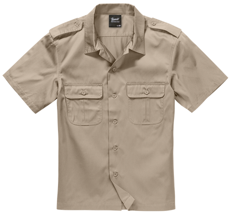 US Shirt Short Sleeve beige