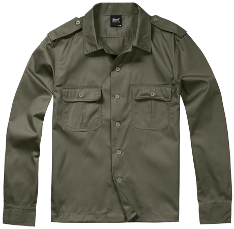 US Shirt Long Sleeve olive