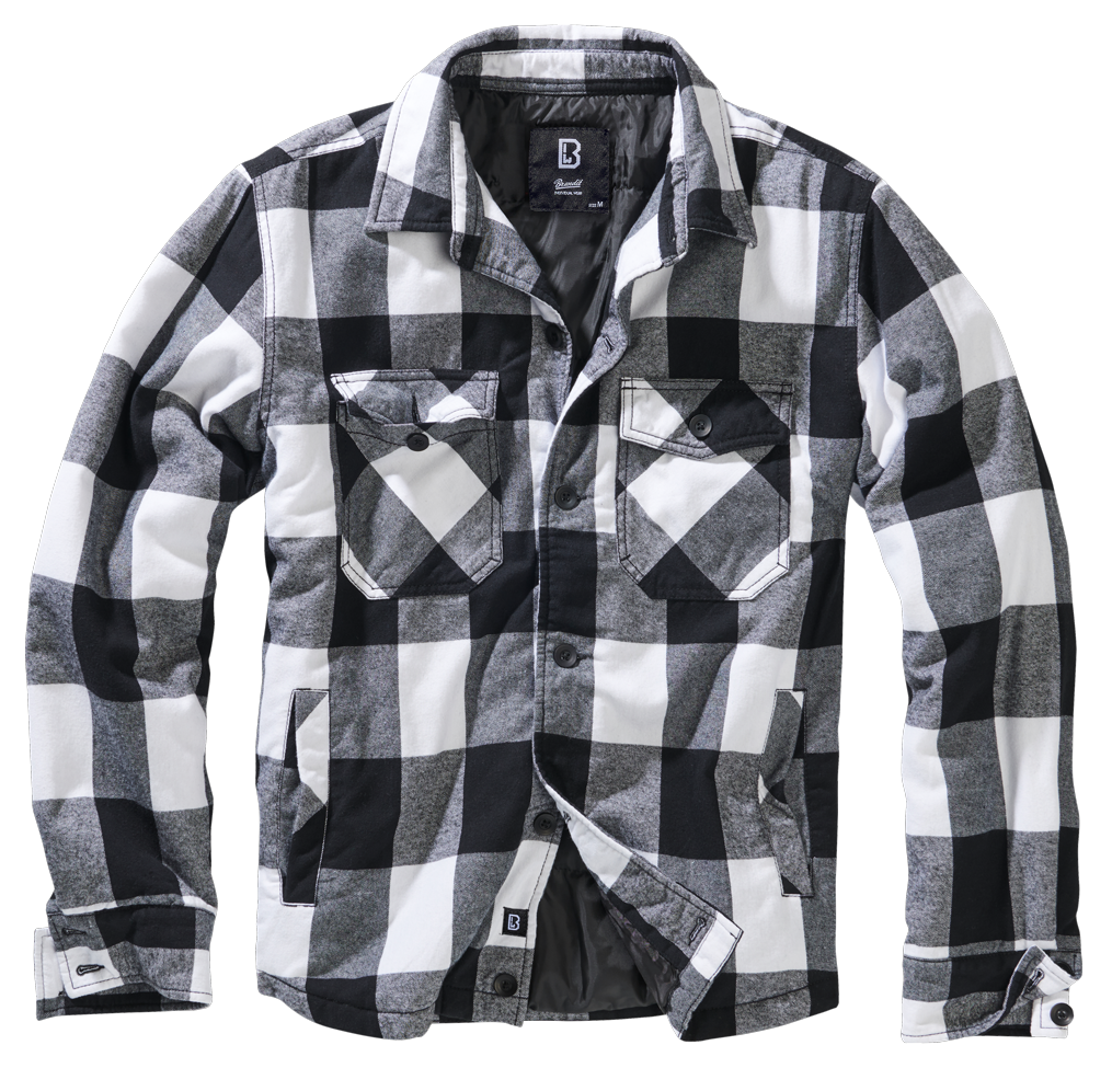 Lumber Jacket white-black