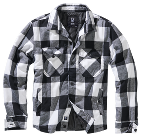 Lumber Jacket white-black