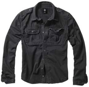 Vintage Shirt Long Sleeve black