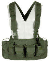 Chest Rig, 9 Taschen, oliv