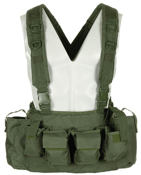 Chest Rig, 9 Taschen, oliv