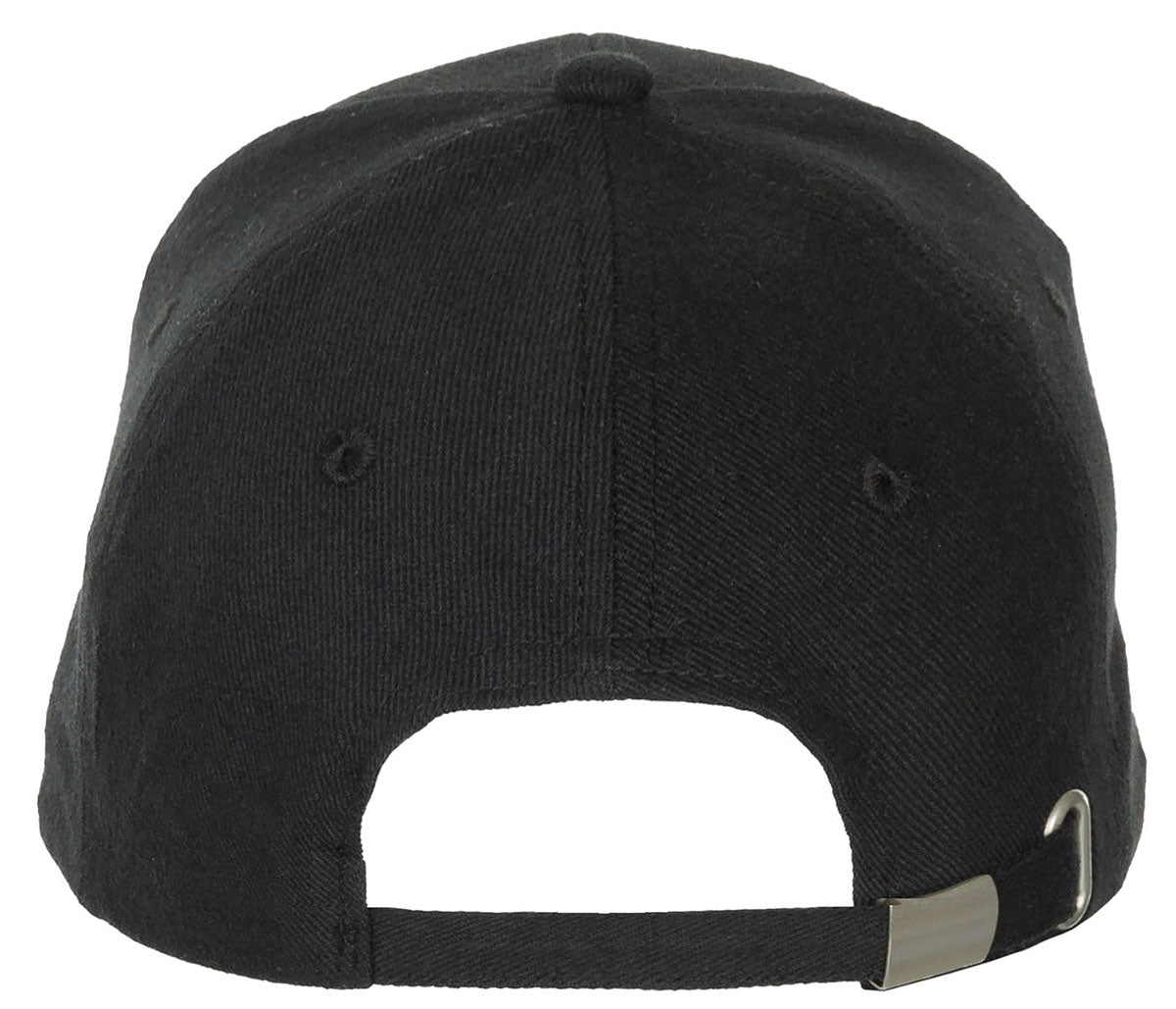 BB Cap, flach, "Totenkopf", schwarz