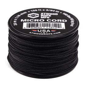 Atwood Rope MFG - Micro-Cord 1,18 mm (schwarz)