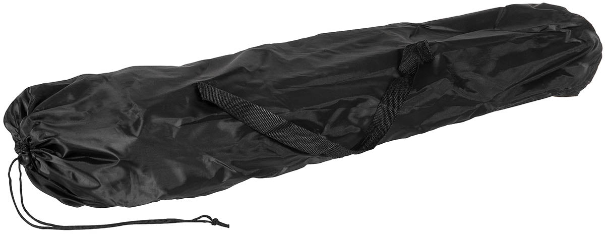 Klappstuhl, "Deluxe", schwarz, Rücken- u. Armlehne