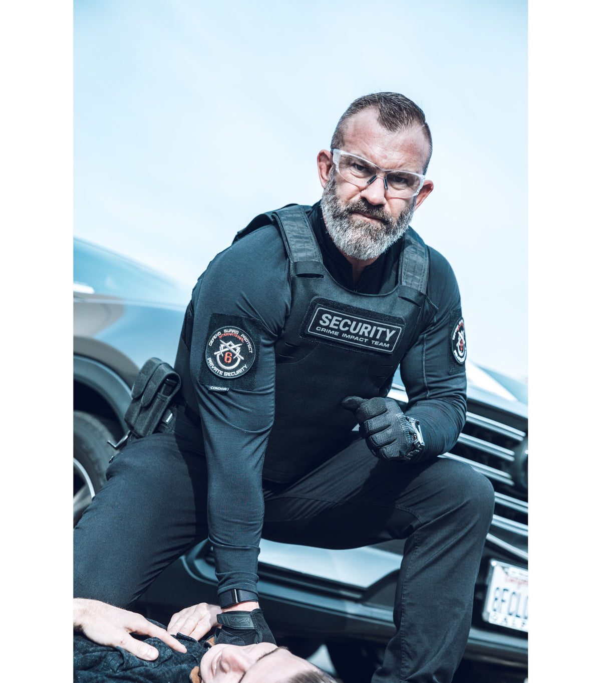 Mechanix Wear - Brille Tactical Type-N, Clear Frame, Clear Lens