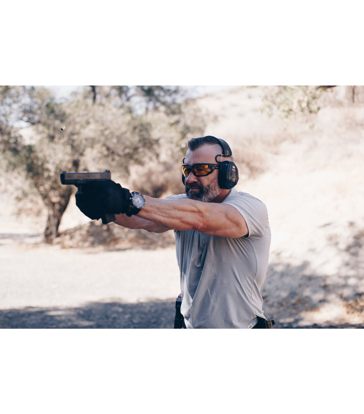 Brille Tactical Type-X, Black Frame, Amber Lens